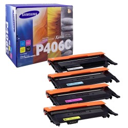 HP originální toner SU375A, CLT-P406C, P406C, CMYK, 1500, 3*1000str., 4 pack