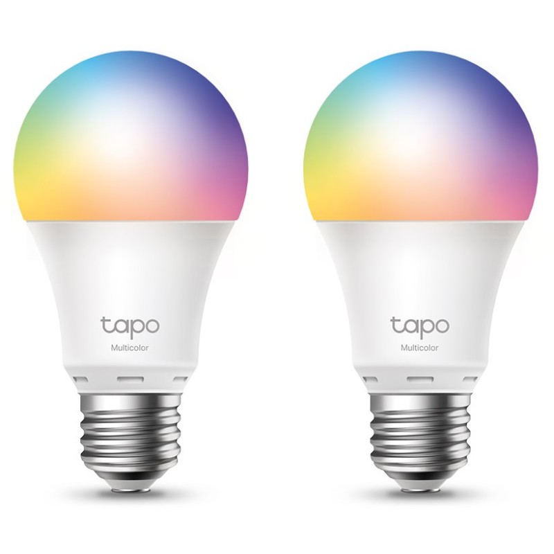 TP-Link Tapo L530E(2-pack) chytrá WiFi stmívatelná LED barevná žárovka