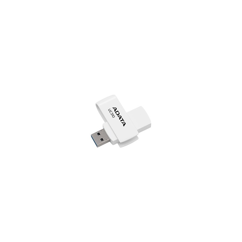 ADATA Flash Disk 64GB UC310, USB 3.2, bílá