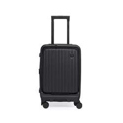 ACER Barcelona luggage 20", černý, pevný cestovní kufr, materiál: 100% recyklovaný PET, TSA kombinační zámek