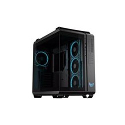 ASUS case TUF GAMING GT502 HORIZON, Mid Tower, průhledná bočnice, 4x 120mm ARGB Fan, černá