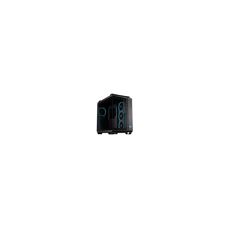 ASUS case TUF GAMING GT502 HORIZON, Mid Tower, průhledná bočnice, 4x 120mm ARGB Fan, černá