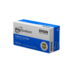 Epson Discproducer PJIC7(C) - Azurová - originální - inkoustová cartridge - pro Discproducer PP-100, PP-100AP, PP-100II