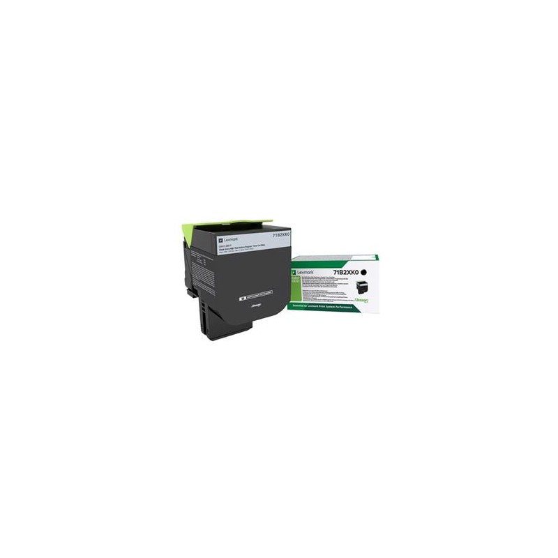 Lexmark originální toner 71B2XK0, black, 8000str., return