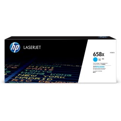 HP originální toner W2001X, HP 658X, cyan, 28000str., high capacity