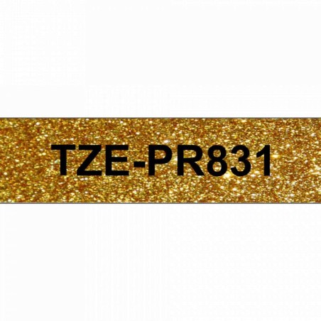 TZE-PR831 zlatá / černá (12mm)