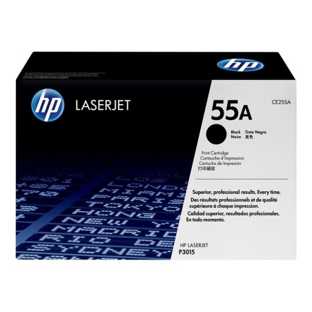 HP 55A Black LJ Toner Cart, CE255A (6,000 pages)
