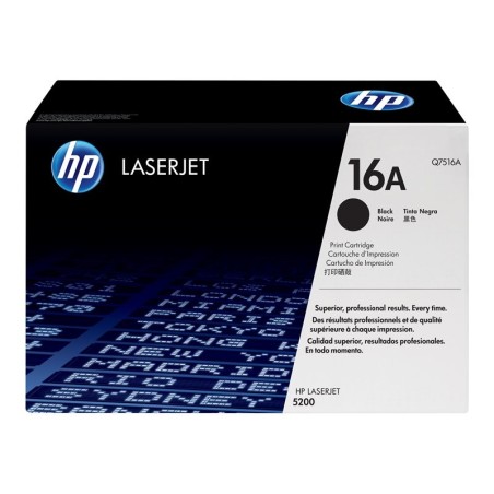 HP originální toner Q7516A, HP 16A, black, 12000str.