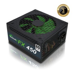 EVOLVEO FX 450, zdroj 450W ATX, 14cm, tichý, 80+ White, záruka 3 roky, černý
