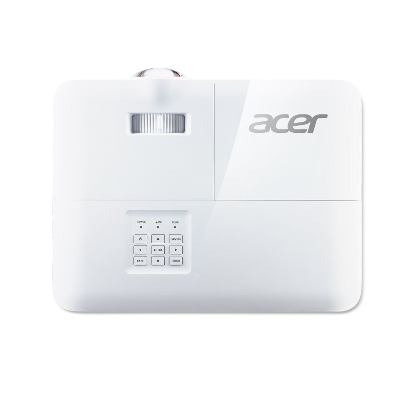 ACER Projektor S1386WH, DLP, ShortThrow, WXGA , 3600lm, 20000/1, HMDI, 3.1kg, živ. lampy 4000 hod
