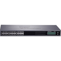 Grandstream GXW4224, VoIP, SIP, 24x FXS, 1x Gbit LAN, grafický displej, 2x RJ21, rack