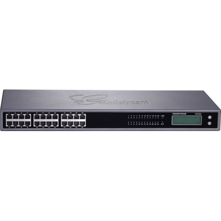 Grandstream GXW4224, VoIP, SIP, 24x FXS, 1x Gbit LAN, grafický displej, 2x RJ21, rack