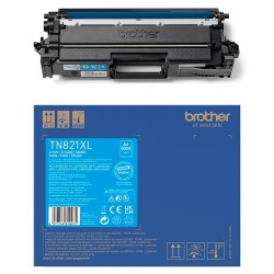 Brother TN-821XLC, toner cyan, 9 000 str.