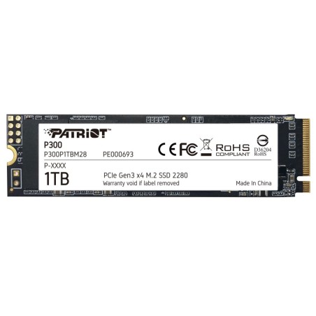 PATRIOT P300 1TB SSD / Interní / M.2 PCIe Gen3 x4 NVMe 1.3 / 2280 P300P1TBM28