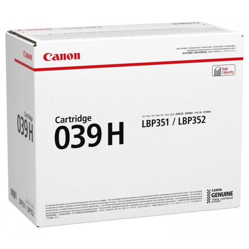 Canon CRG 039 H, černý velký