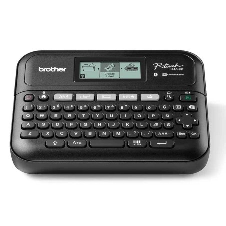 BROTHER tiskárna štítků PT-D460BTVP, 18mm pásky, USB, kufřík, velký grafický displej