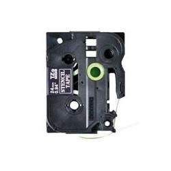 Brother STe-151 - Černá - Role (2,4 cm x 3 m) 1 kazeta/y tisková páska - pro P-Touch PT-1600, 1650, 2430, 2460, 2470, 2700