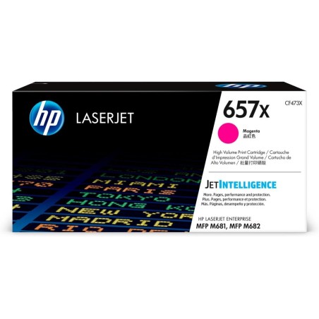 HP 657X High Yield purpurová LJ Cartridge, CF473X
