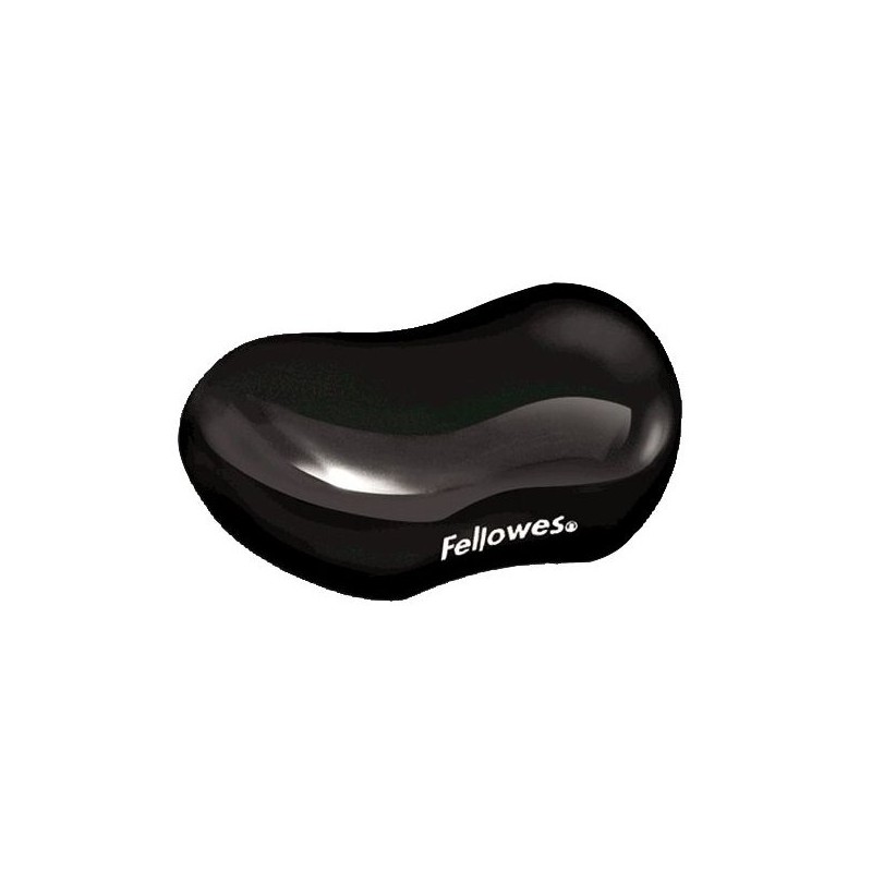 Fellowes Podložka pod zápěstí CRYSTAL gelová černá