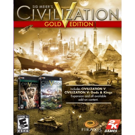 Civilization V Gold Edition – hra pro PC (elektronická licence)
