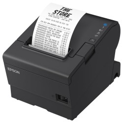 Epson TM-T88VII, USB, USB Host, RS232, Ethernet, ePOS, black