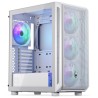 ENDORFY Case Arx 500 ARGB, Průhledná bočnice, ATX, 4x140mm ARGB Fan, bílá