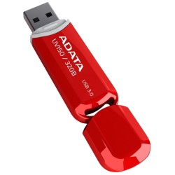 ADATA Flash Disk 32GB UV150, USB 3.1 Dash Drive (R:90/W:20 MB/s) červená