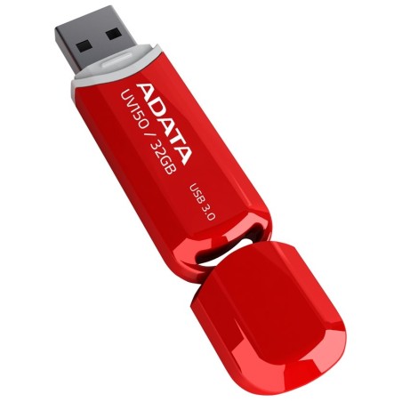 ADATA Flash Disk 32GB UV150, USB 3.1 Dash Drive (R:90/W:20 MB/s) červená