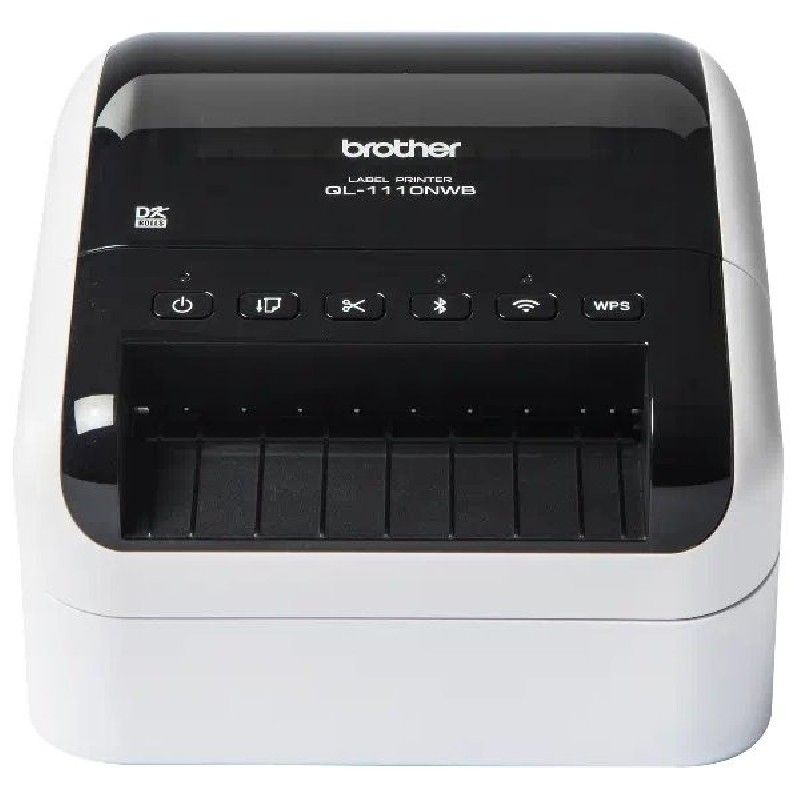 BROTHER tiskárna štítků QL-1110 - 101,6mm, termotisk, USB, WIFI, BT, LAN, Profesionální Tiskárna Štítků