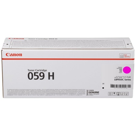 Canon originální toner 059 H M, 3625C001, magenta, 13500str., high capacity