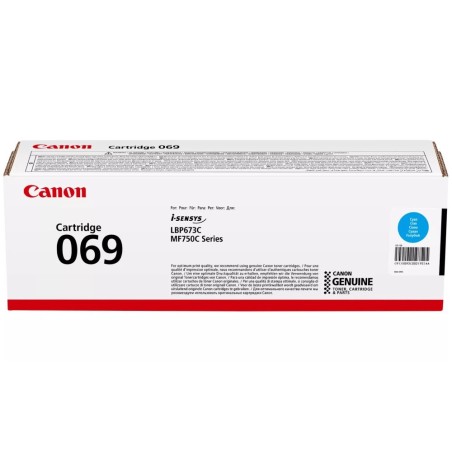 Canon TONER CRG 069 C azurová pro LBP673Cdw, MF752Cdw a MF754Cdw (1 900 str.)