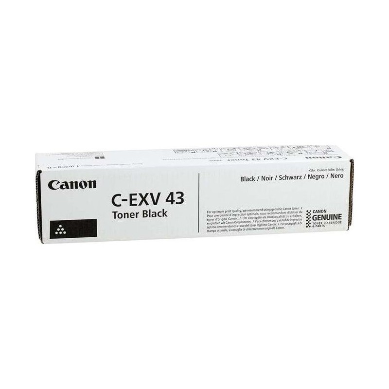 Canon originální toner C-EXV43 BK, 2788B002, black, 15200str.