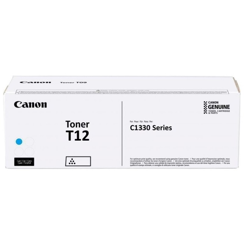 Canon TONER T12C azurová pro i-SENSYS X C1333 (5 300 str.)