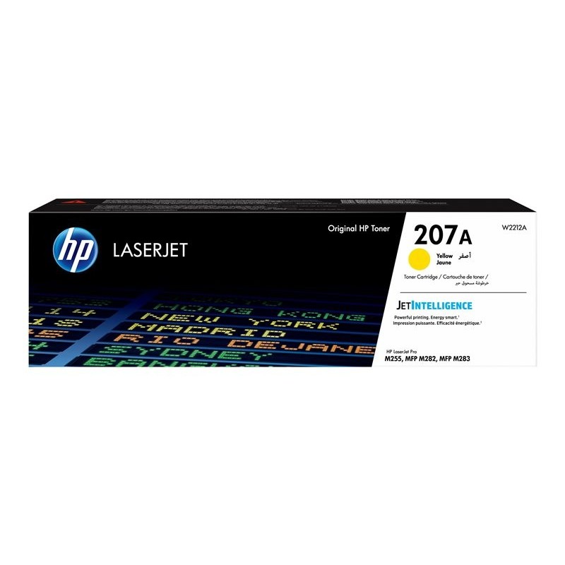 HP 207A Yellow LaserJet Toner Cartridge (1,250 pages)