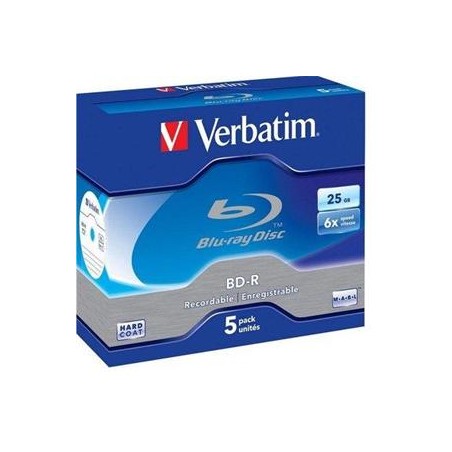 VERBATIM BD-R SL (6x, 25GB),NON-ID, 5ks/pack 43836