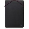HP Protective Reversible 14 Grey/Mauve Laptop Sleeve - pouzdro
