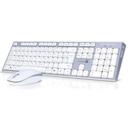 CONNECT IT Combo bezdrátová šedá klávesnice + myš, CZ + SK layout