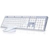 CONNECT IT Combo bezdrátová šedá klávesnice + myš, CZ + SK layout