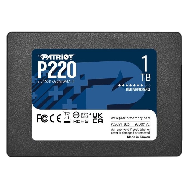 Patriot P220/1TB/SSD/2.5"/SATA/3R