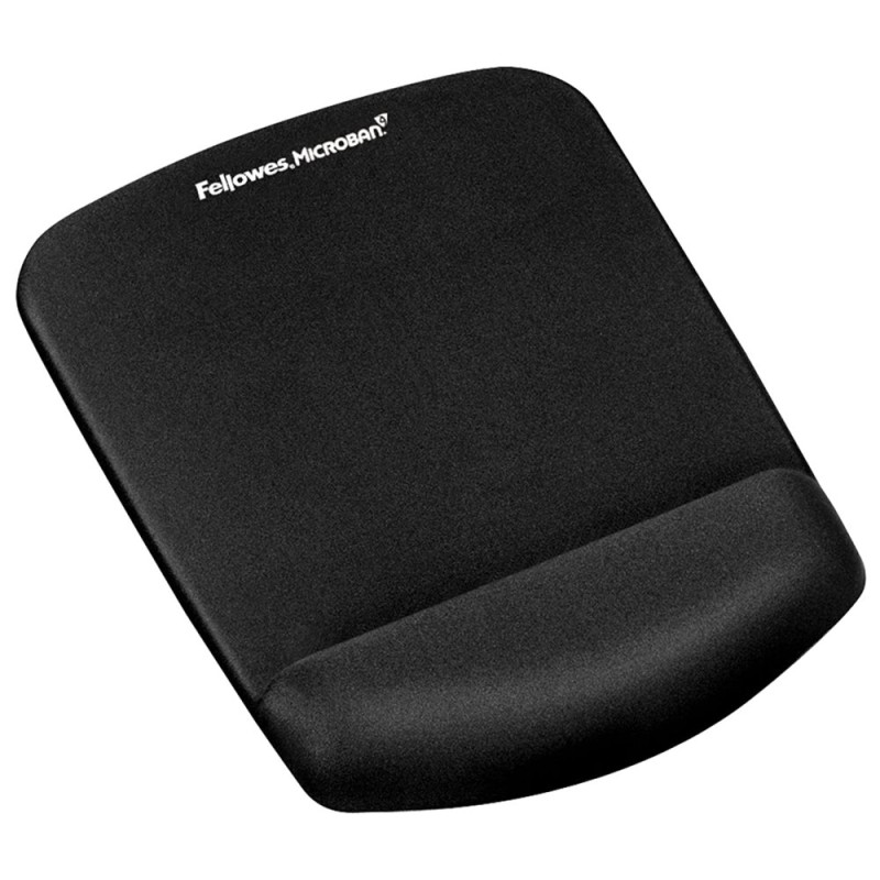 FELLOWES podložka pod myš a zápěstí PlushTouch/ 200mm x 245mm x 20mm/ textilie/paměťová pěna/ černá