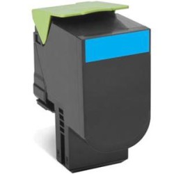 Lexmark originální toner 80C2SC0, cyan, 2000str., return