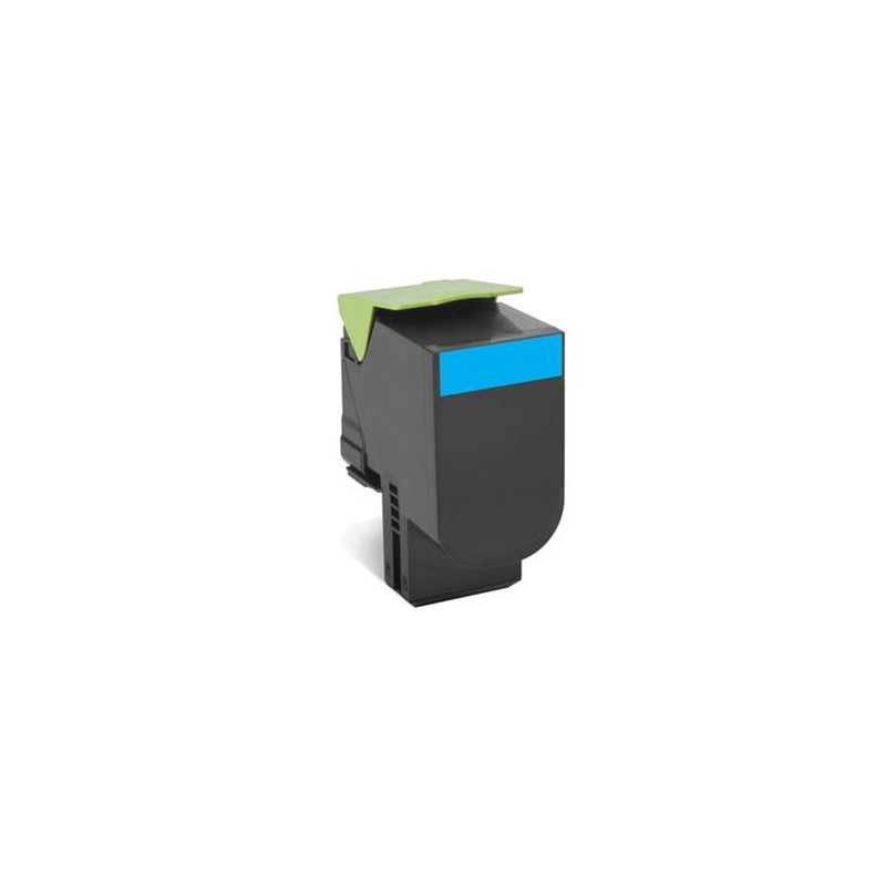 Lexmark originální toner 80C2SC0, cyan, 2000str., return