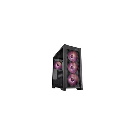 ASUS case TUF GAMING CASE (GT302) TG, Mid Tower, 4x 140mm ARGB Fan, černá