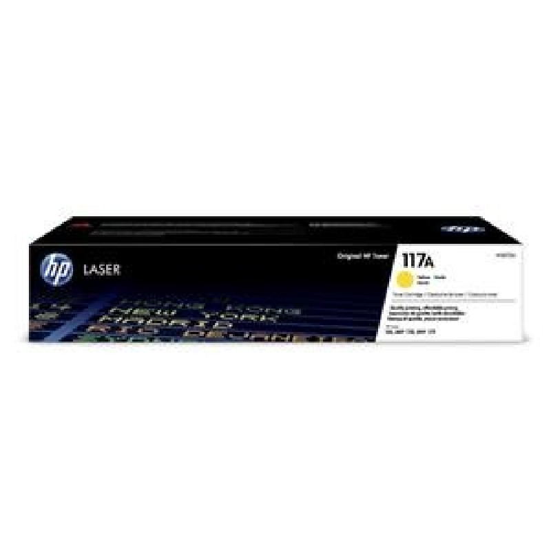 HP 117A Yellow Original Laser Toner Cartridge (700 pages)