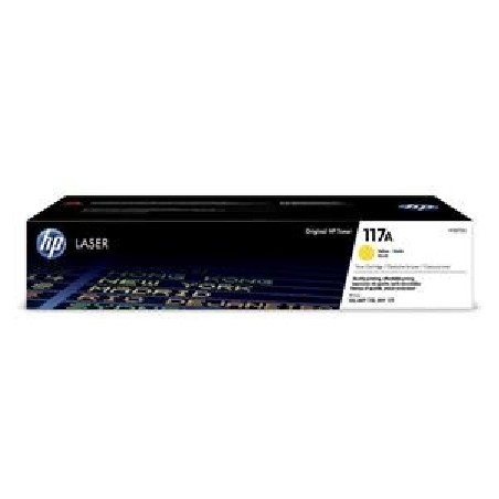 HP 117A Yellow Original Laser Toner Cartridge (700 pages)