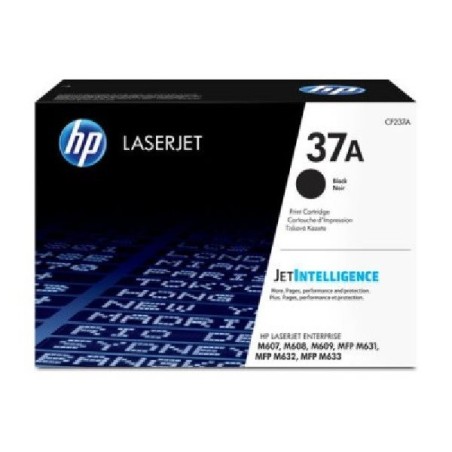 HP 37A Black Original LaserJet Toner Cartridge (CF237A) (11,000 pages)
