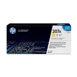 HP 307A Yellow LJ Toner Cart, CE742A (7,300 pages)