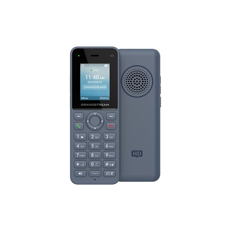 Grandstream WP816 SIP WiFi telefon, 1,77" bar. displ., 2SIP úč., BT, 3,5mm jack, USB-C