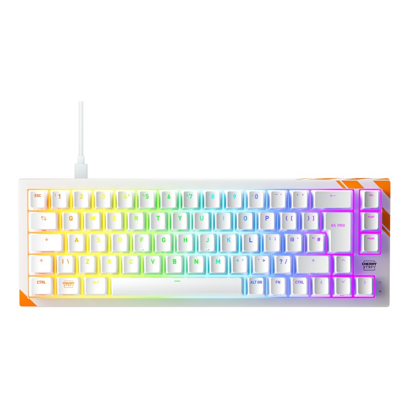 K5 PRO TMR COMPACT KEYBOARD/WHITE UK LAYOUT MAGNETIC SWITCH