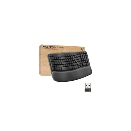 Logitech Wave Keys For Business Graphite/ITA - 2.4GHZ/BT Mediter-412 B2B